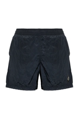 Shorts med logotypmärke