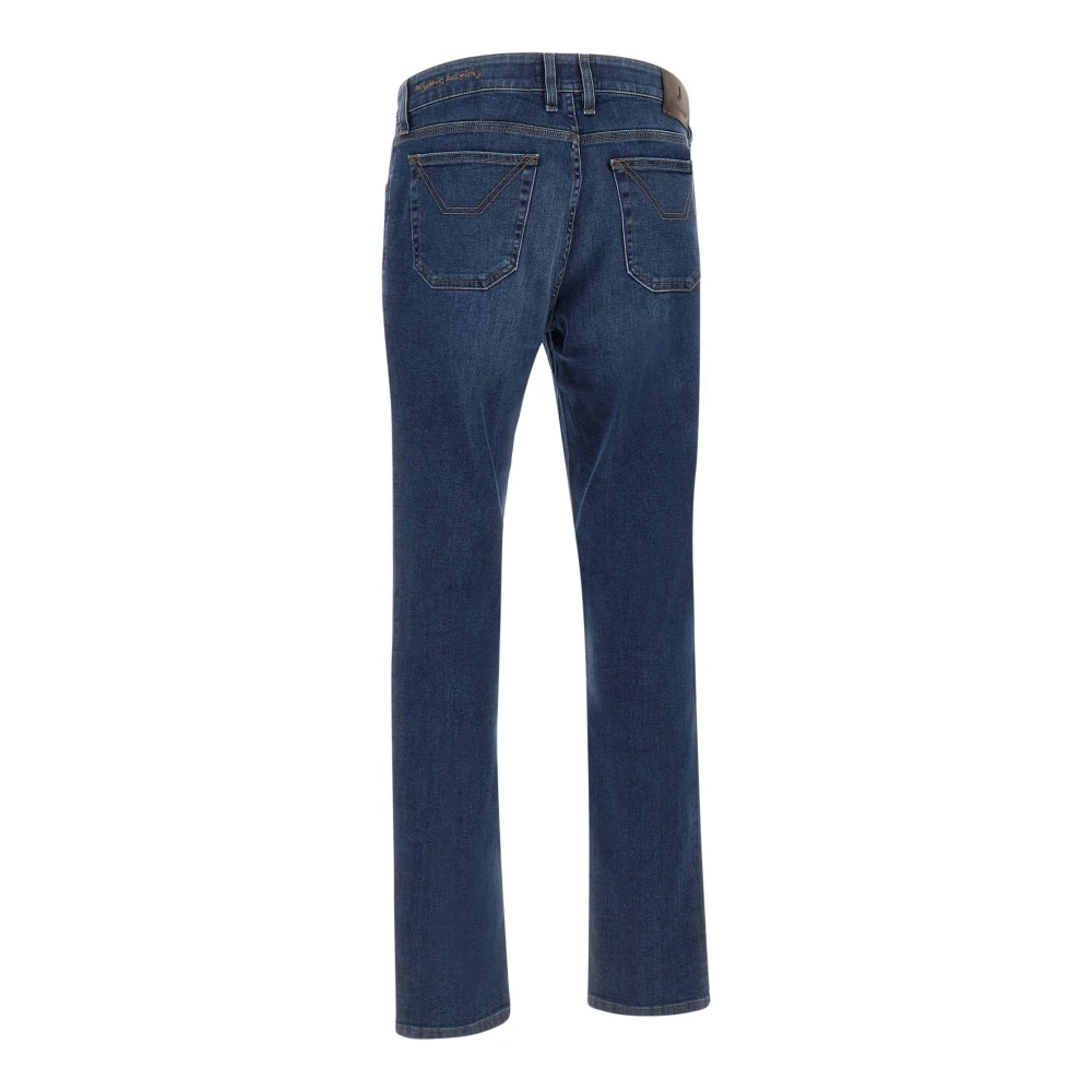 Jeckerson Donkerblauwe Denim Jeans Slim Fit Blue Heren
