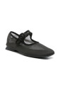 chaussures-plates-a-boucle-laterale-en-maille-noire