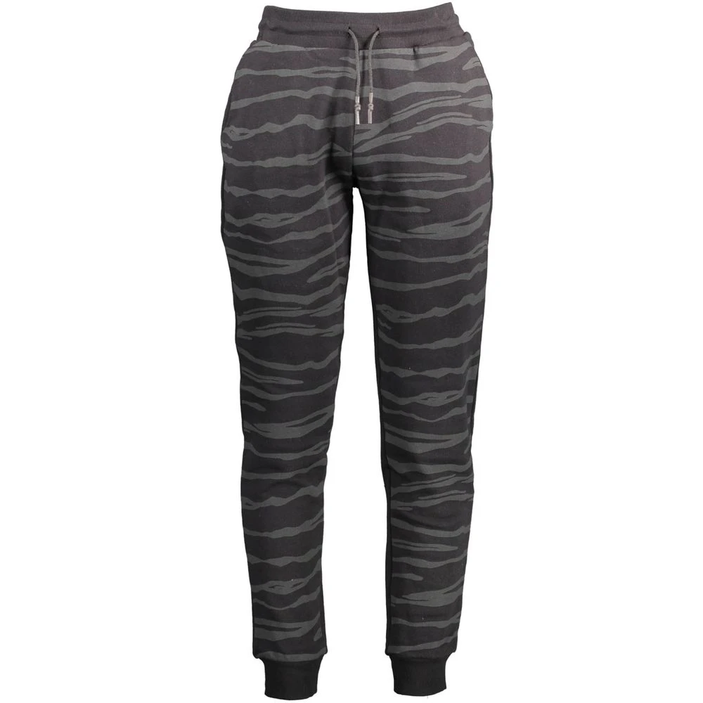 Cavalli Class Men's Black Sweatpants, L, Cotton Pant