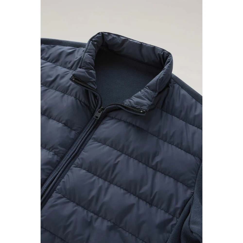 Woolrich Blauwe Hybride Bomberjas Blue Heren