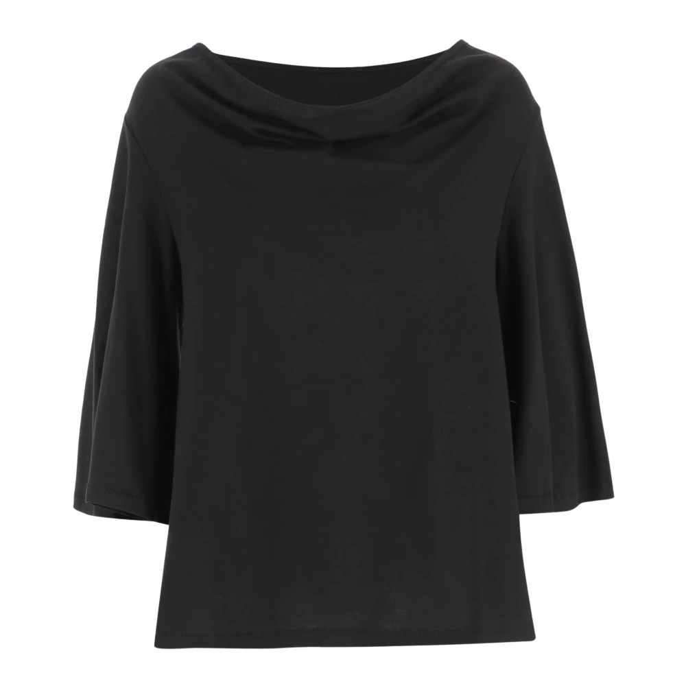 By Malene Birger Oversized Zwarte T-Shirt Bryar Stijl By Herenne Birger Black Dames