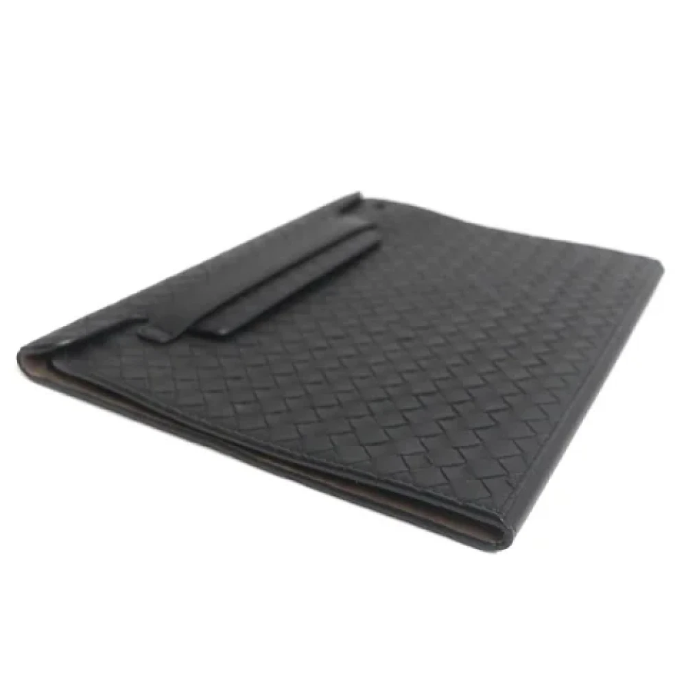 Bottega Veneta Vintage Pre-owned Leather home-office Black Dames