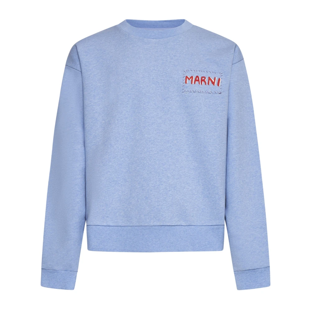 Marni Blauwe Sweaters voor Mannen en Vrouwen Blue Heren