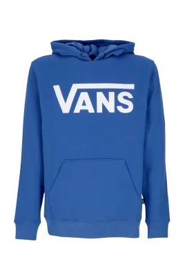 Klassisk Blå Hoodie med Dragsko