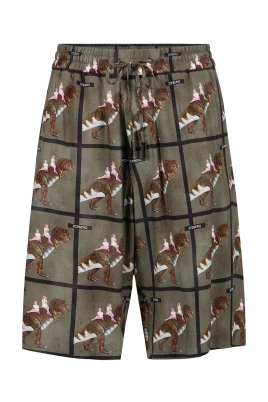 Viscose Bermuda Shorts