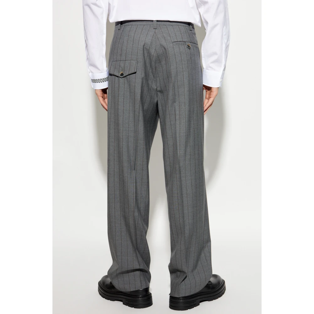 Moschino Wollen broek Gray Heren