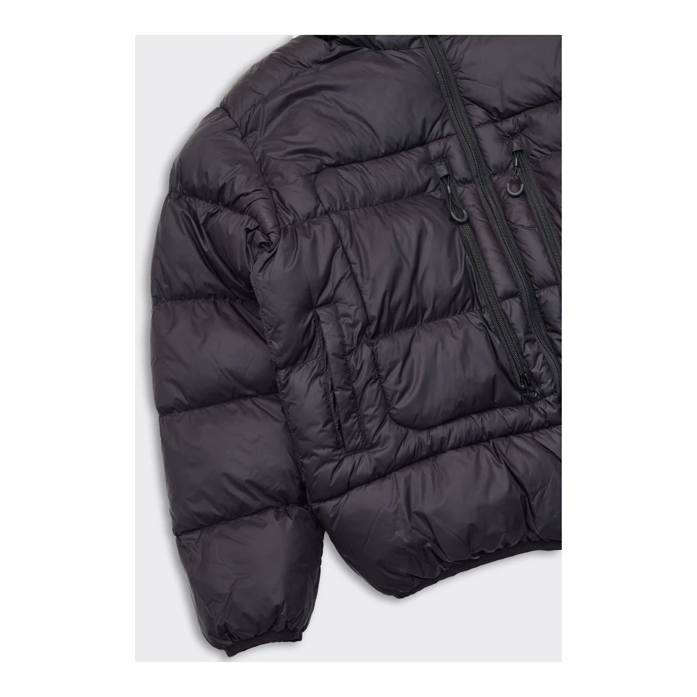 Iuter Zwarte Storm Puffer Jas Black Heren