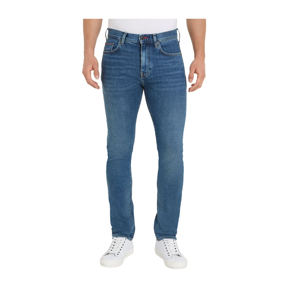 Tommy Hilfiger Slim Denim Jeans voor Mannen Blue Heren