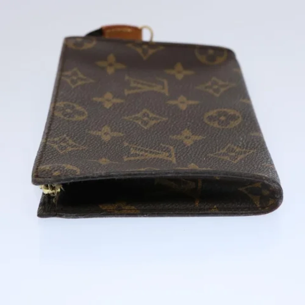 Louis Vuitton Vintage Pre-owned Canvas clutches Brown Dames