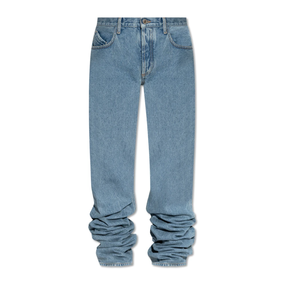 The Attico Jeans met zeer lange benen Blue Dames
