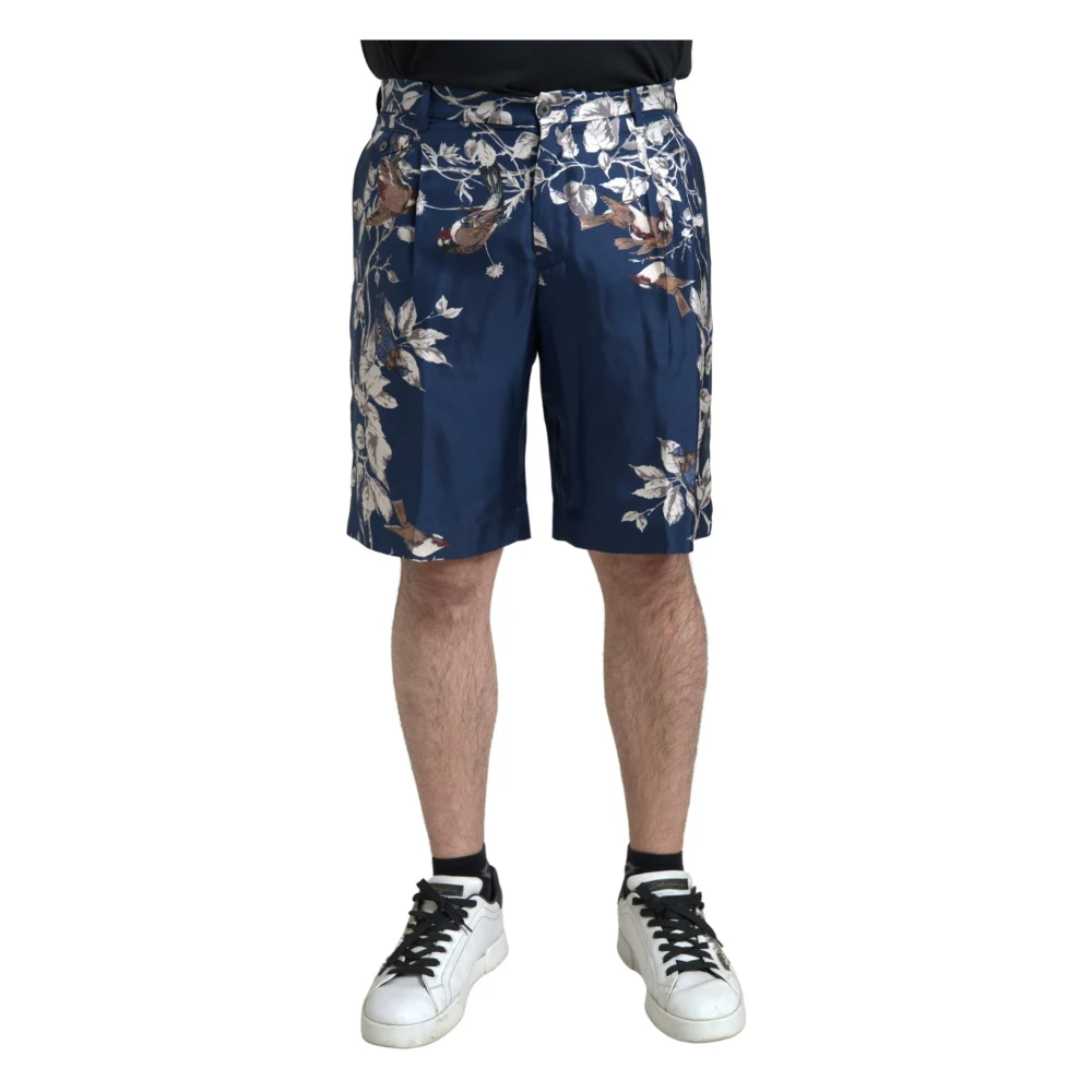 Dolce & Gabbana Men's Blue Casual Shorts, M, Bermuda Shorts