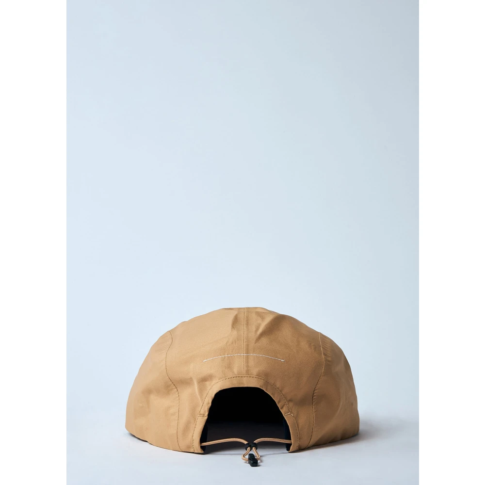 MM6 Maison Margiela Logo Motif Baseball Cap Brown Heren