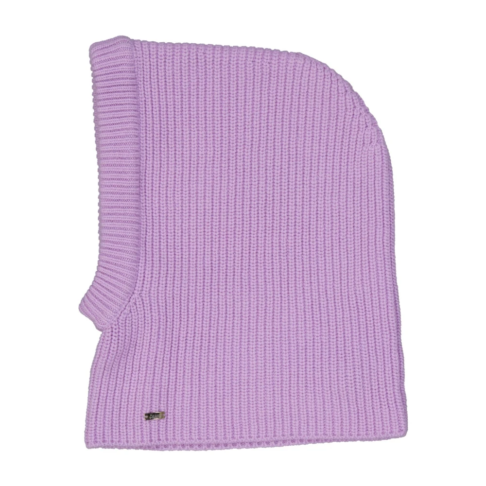 Herno , Accessories, Female, Purple, One Size, Wool Balaclava Hat
