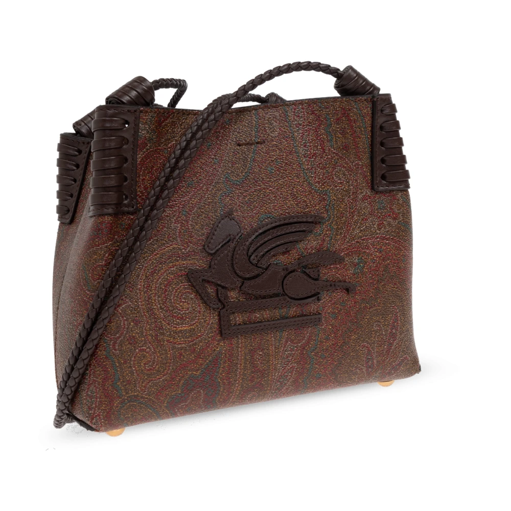 ETRO Schoudertas Libra Mini Brown Dames