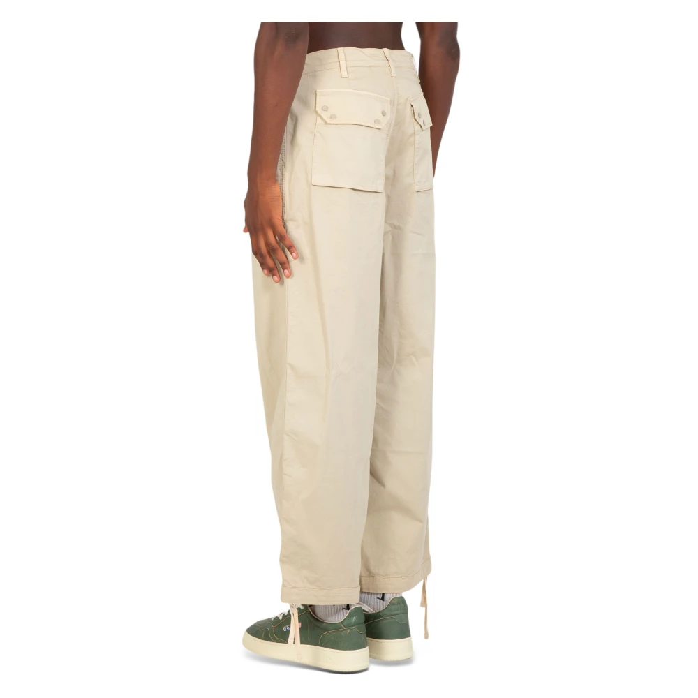 Ten C Grote Parachute Broek Beige Heren
