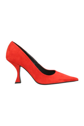 red-suede-square-back-heeled-shoes