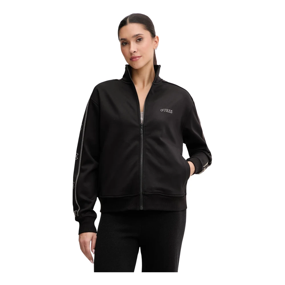 Guess , Damen, Sweatshirts & Hoodies, Schwarzk, Xs