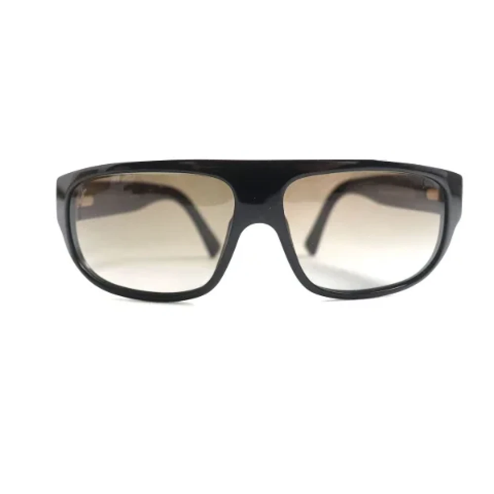 Louis Vuitton Vintage Pre-owned Plastic sunglasses Black Dames