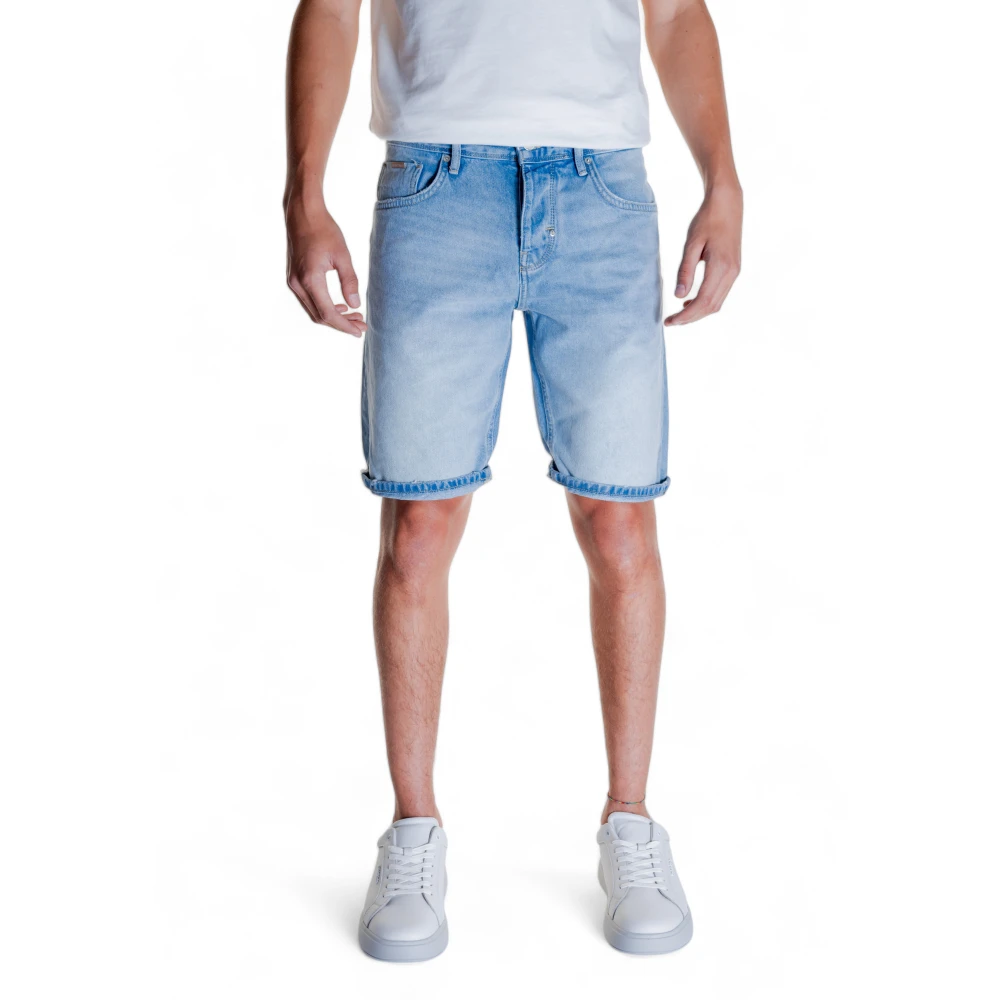 Antony Morato Katoenen Bermuda Shorts Lente Zomer Collectie Blue Heren