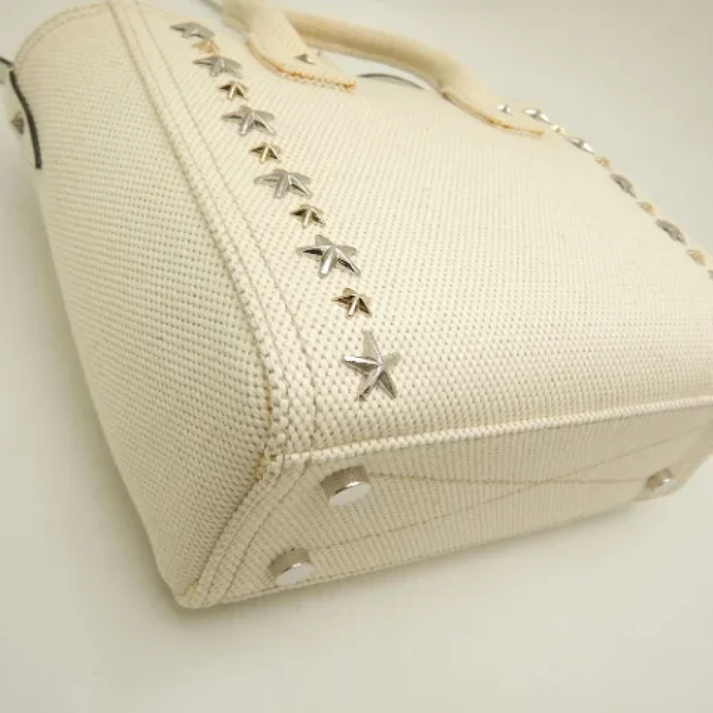 Jimmy Choo Pre-owned Canvas totes Beige Dames