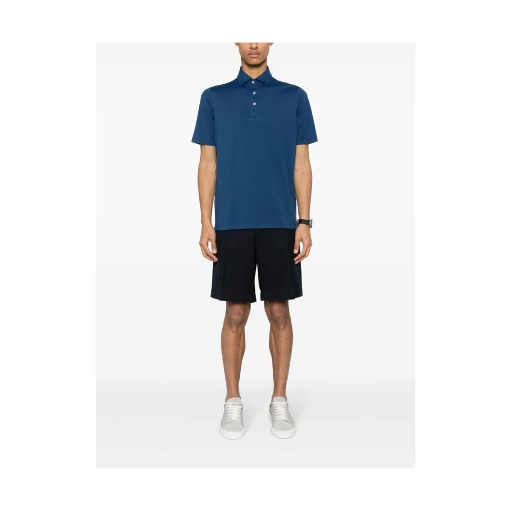 La Fileria Polo Shirts Blue Heren