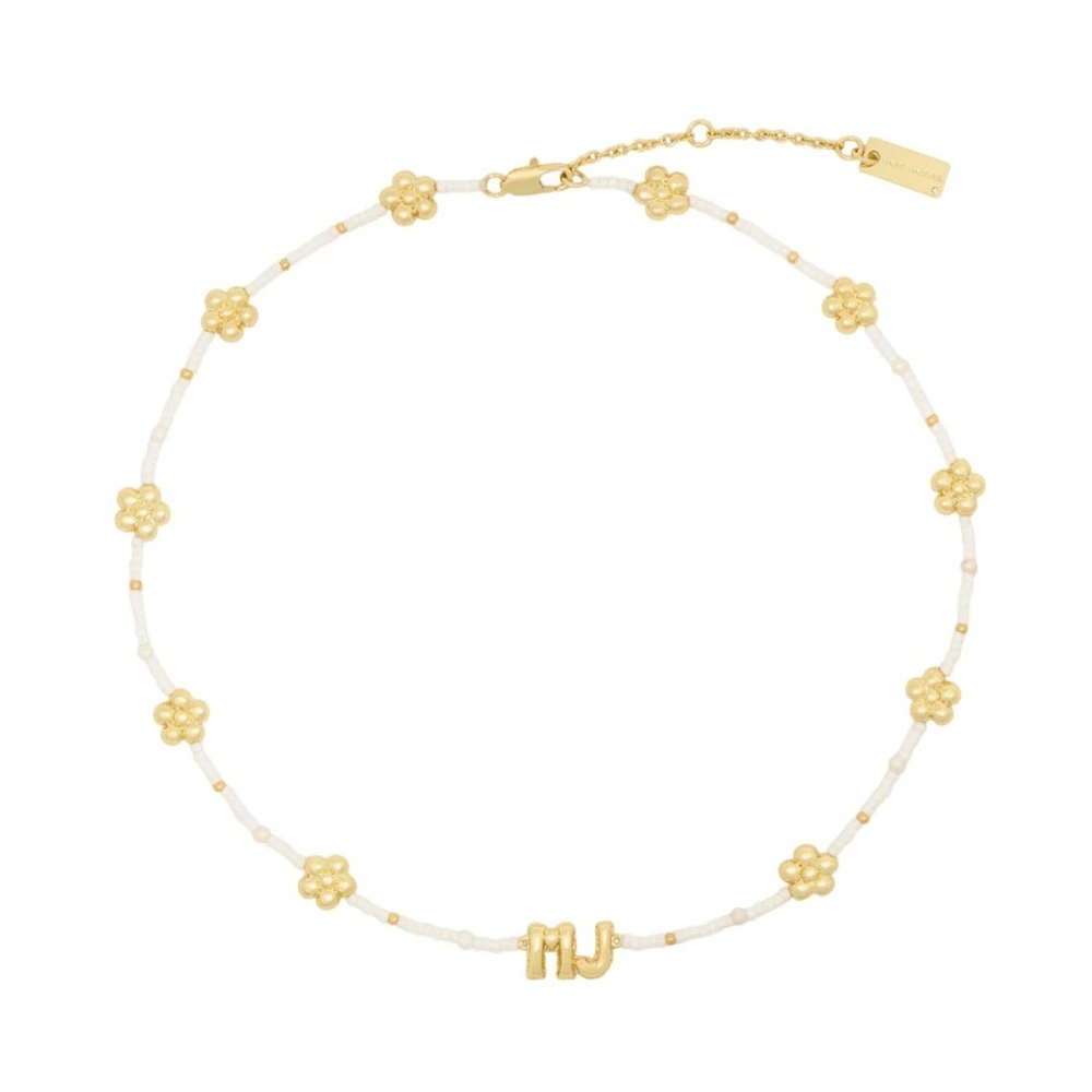 Marc Jacobs Women's Yellow Bracelets, One Size, Balloon Beaded Necklace