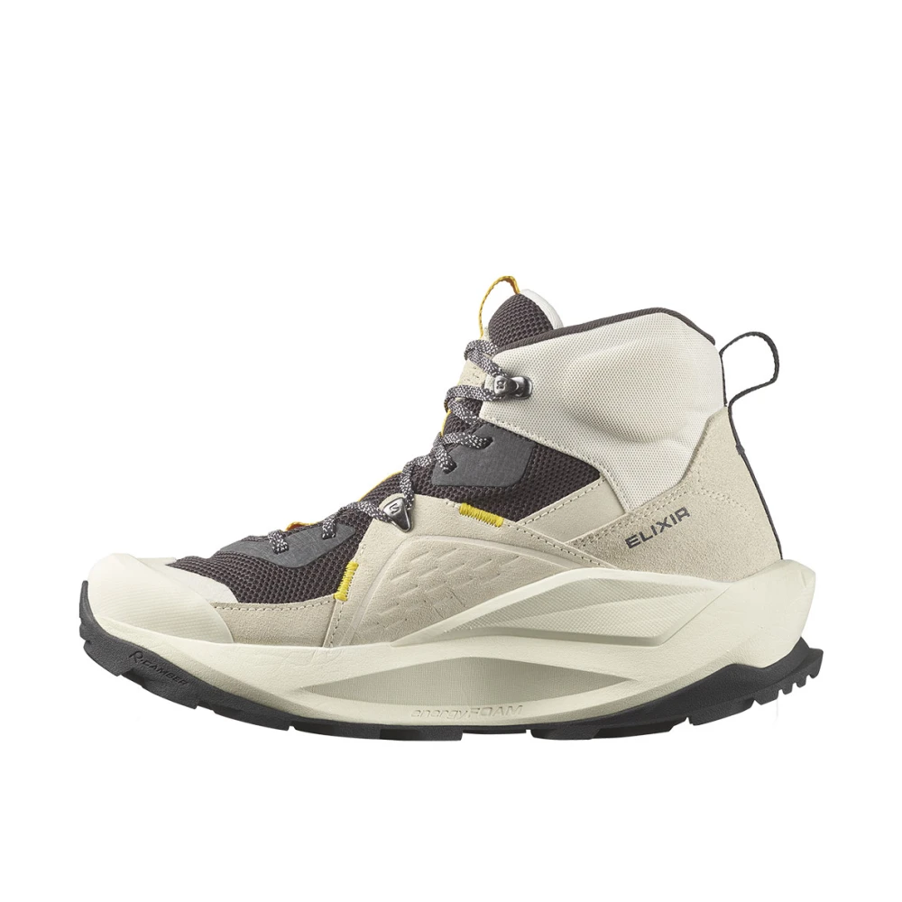 Salomon Mid GTX Vanilla Ice Lemon Elixir Beige Heren