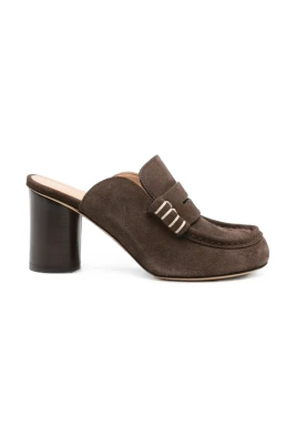 Loafer Whipstitched Mule