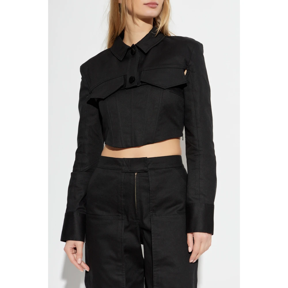 Cult Gaia Korte jas Issa Black Dames