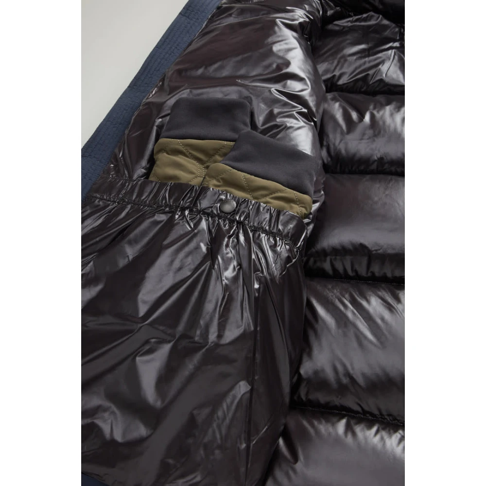 Woolrich Blauwe Donsjas Blue Heren