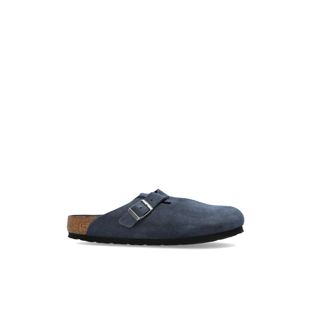 Birkenstock Men's Blue Mules, 7 Uk, Boston Soft Footbed