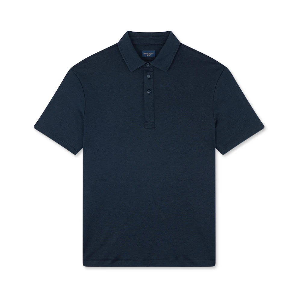 Paul & Shark Blue X-Soft Jersey Polo - Male - Polo Shirts - L - Tops
