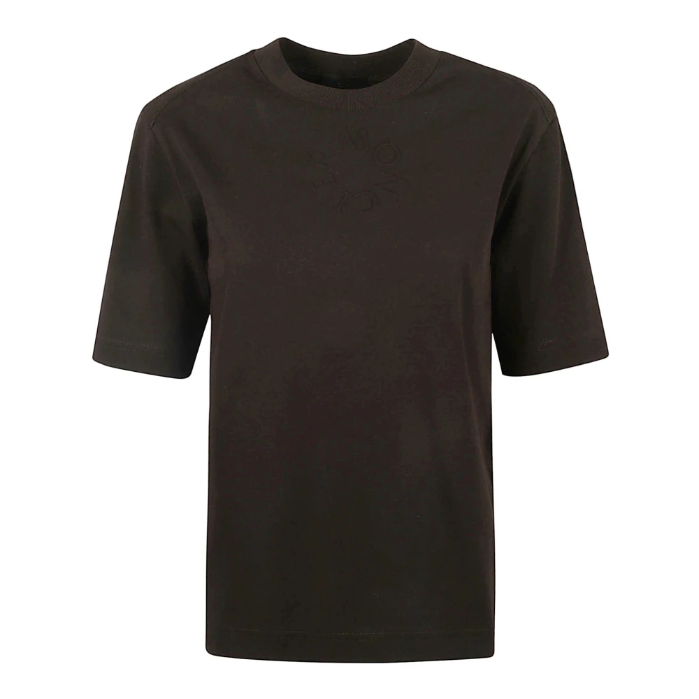 Moncler T-Shirts Black Dames