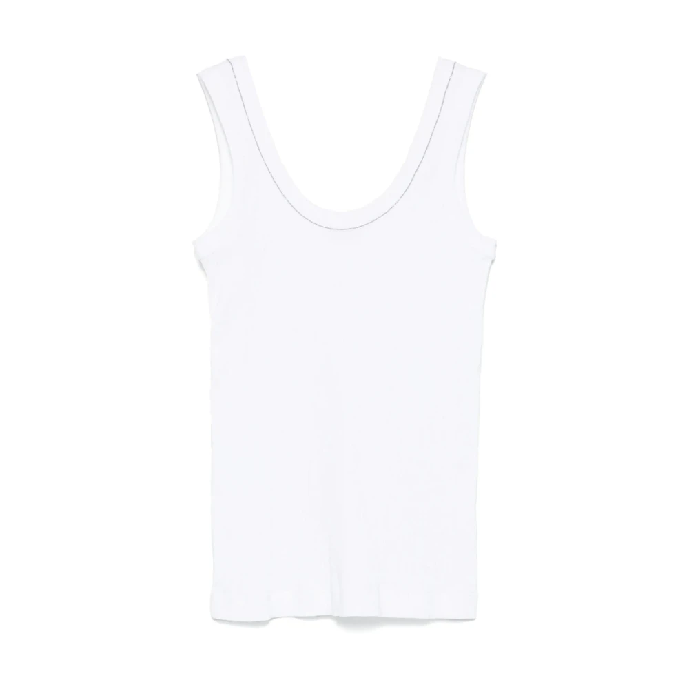 Tops > Sleeveless Tops - - Brunello Cucinelli - Modalova