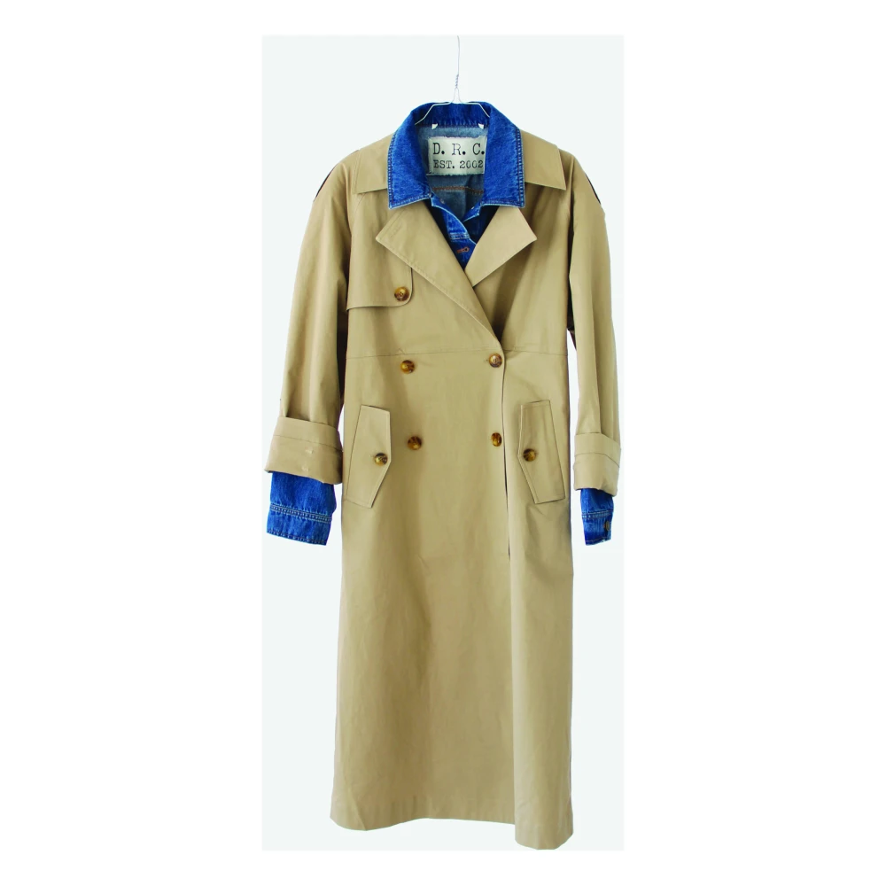 Designers Remix Dylan Mix Trench Beige Dames