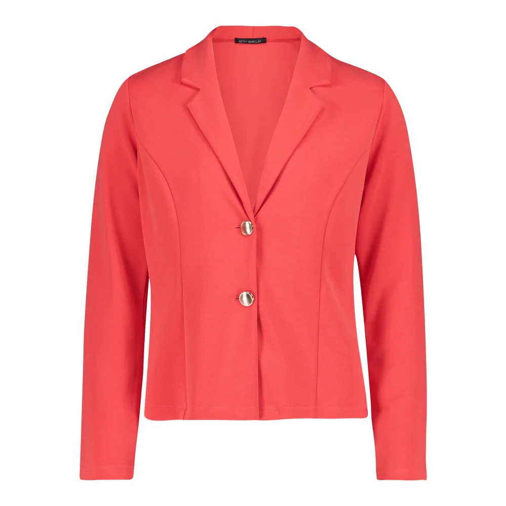 Betty Barclay Elegante Geknoopte Blazer Red Dames