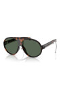 lunettes-de-soleil-elegantes-en-havane-brillant-vert-fonce