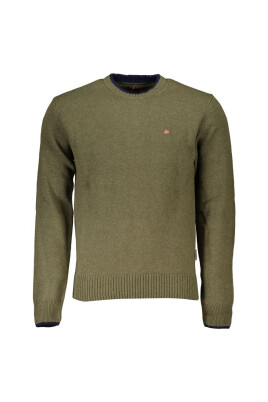 pull-homme-en-tissu-vert