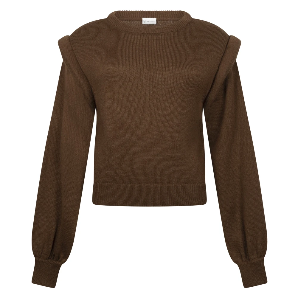 Jane Lushka Spectaculaire Mouw Pullover | Bruin Brown Dames