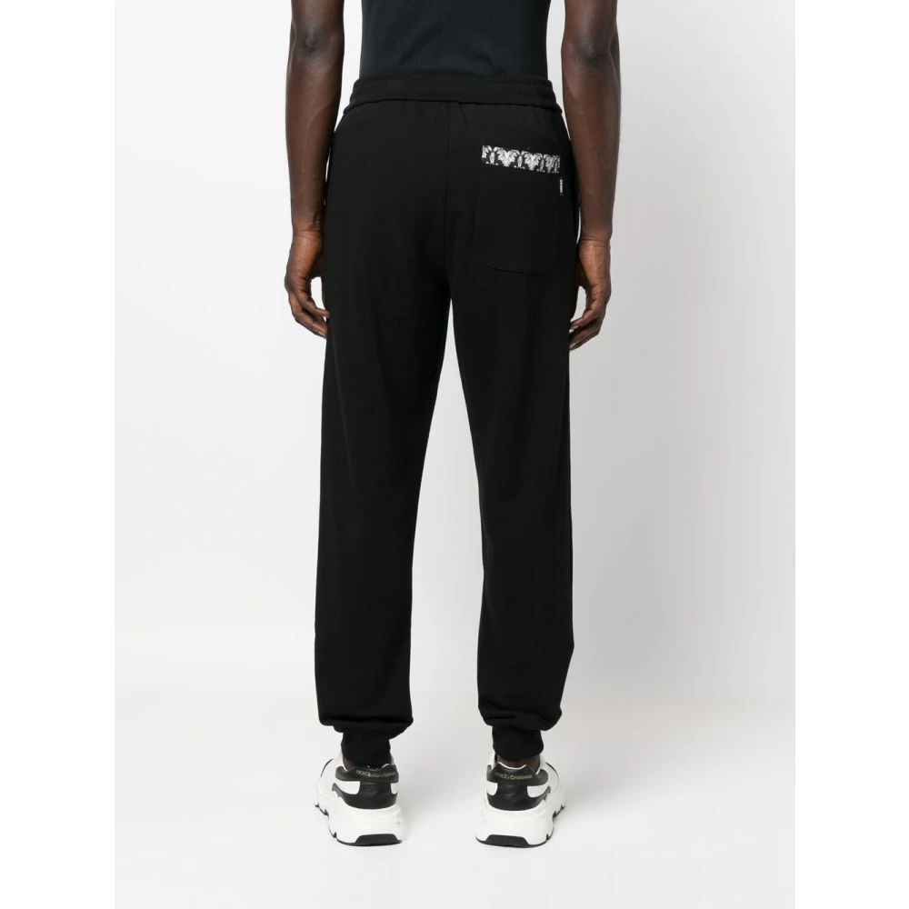 Versace Casual Sweatpant voor dagelijks comfort Black Heren
