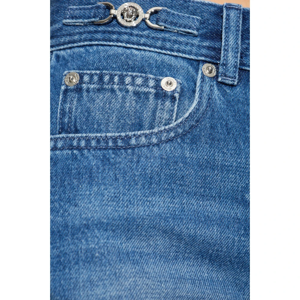 Versace Denim shorts Blue Dames