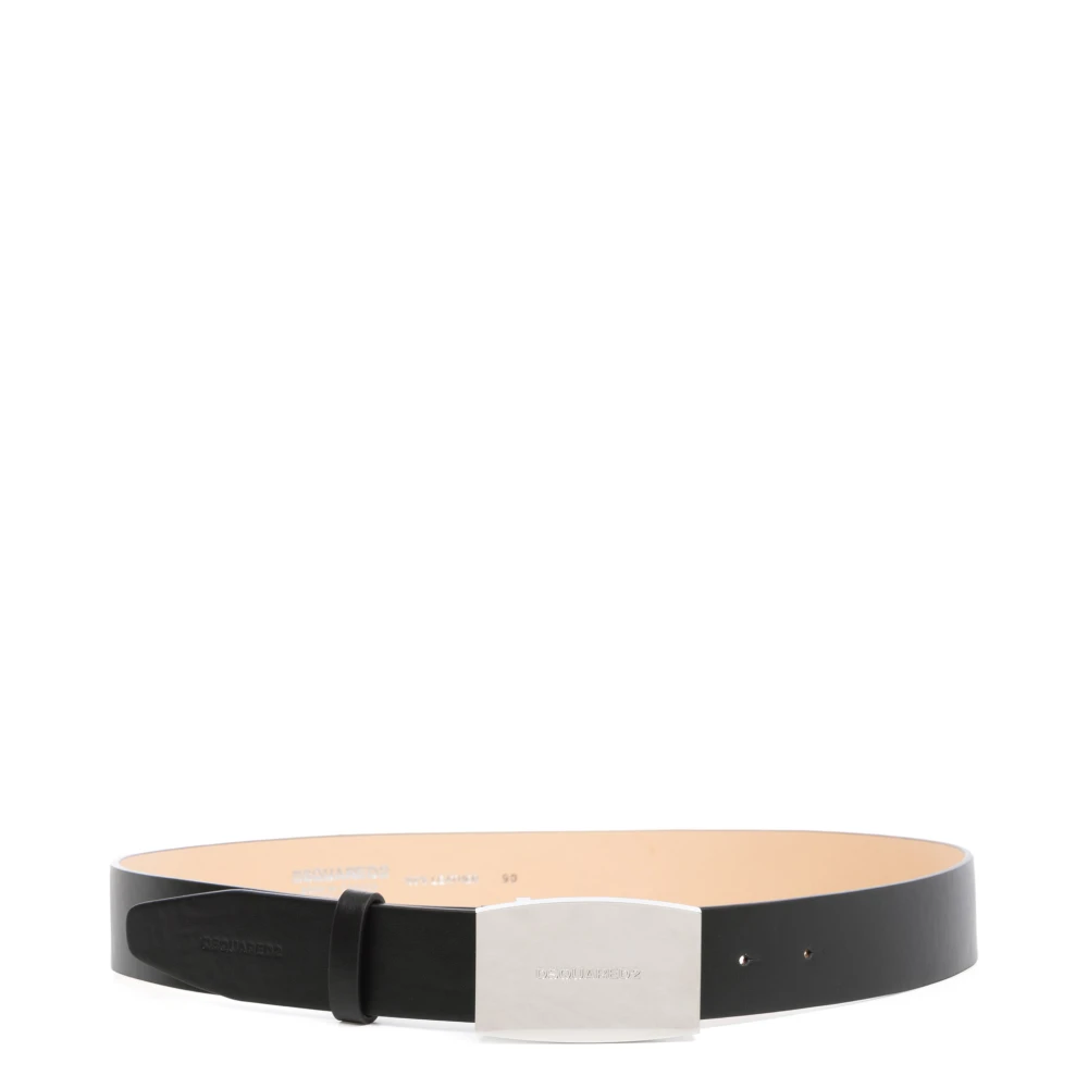 Dsquared2 Men's Black Multicolour City Nights Belt With Buckle