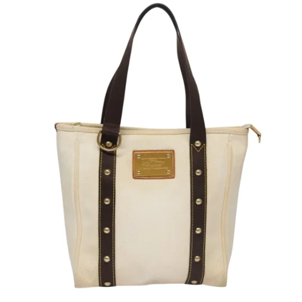 Louis Vuitton Vintage Pre-owned Canvas totes Beige Dames
