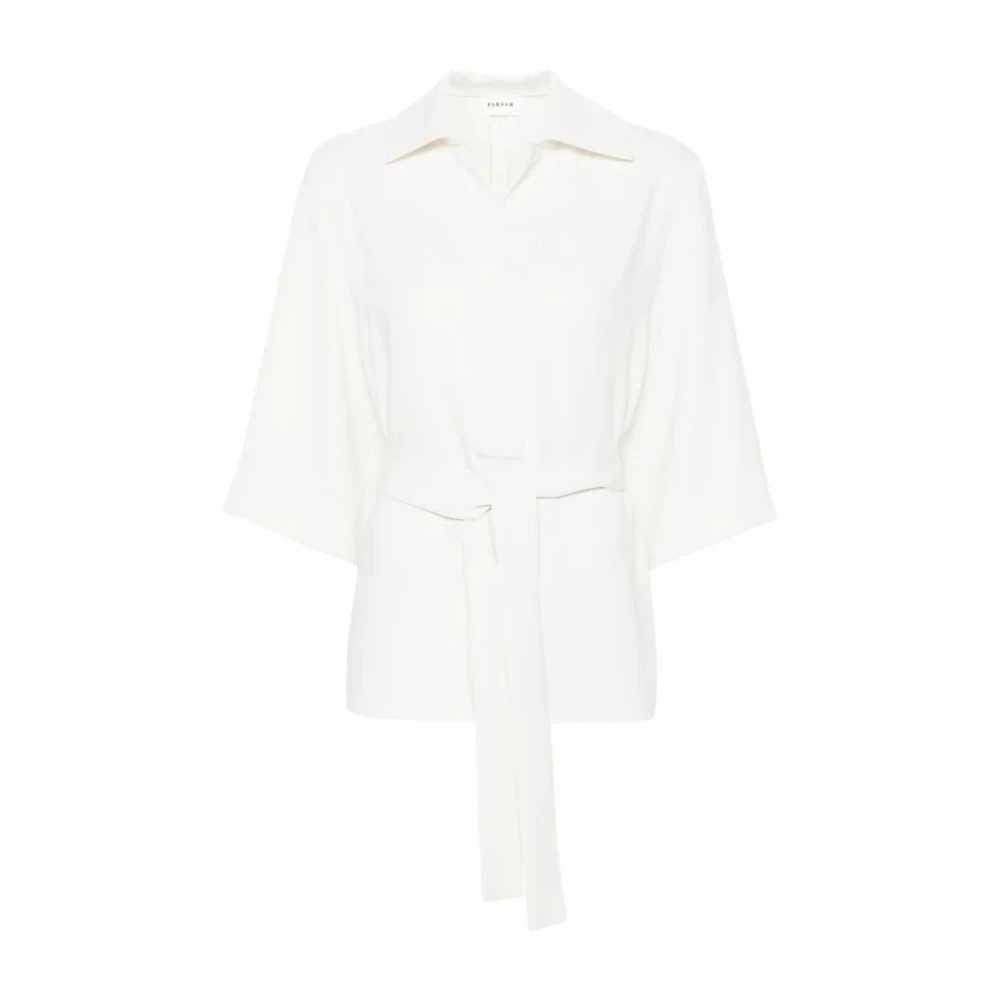 P.a.r.o.s.h. Elegant Ivory Blouse White Dames