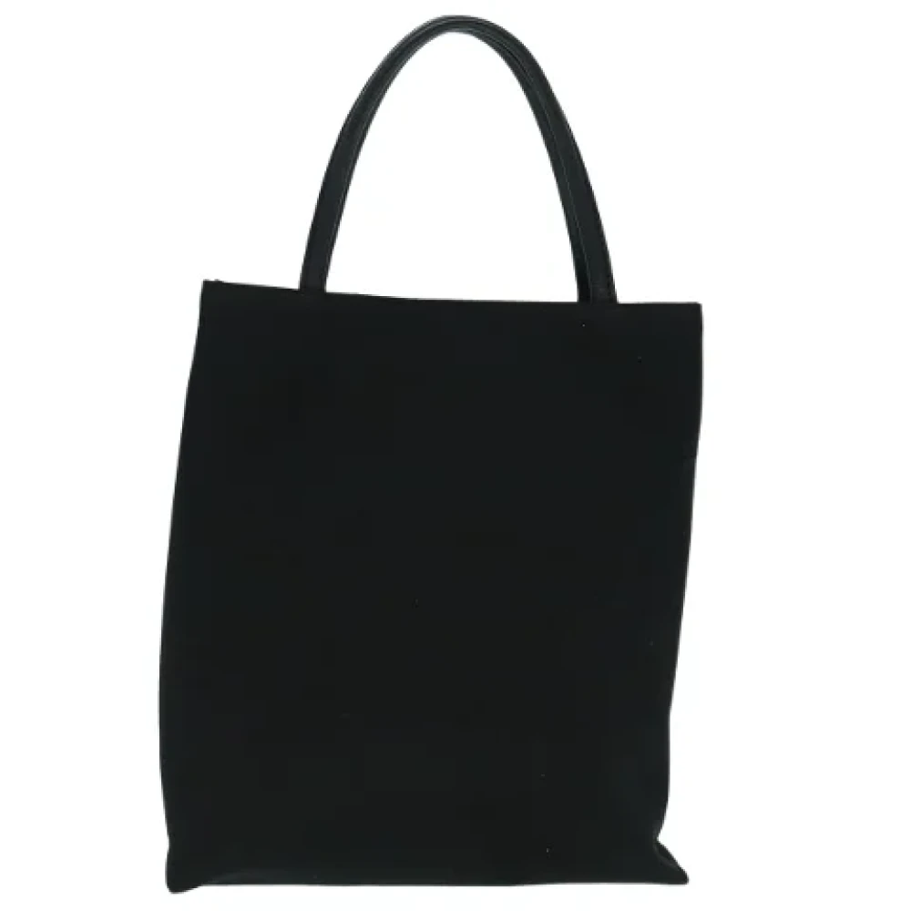 Burberry Vintage Pre-owned Canvas handbags Black Dames