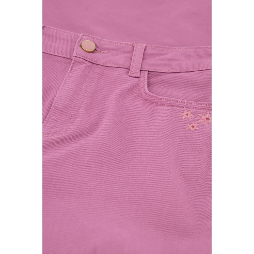 Fabienne Chapot Eva Flare Jeans Pink Dames