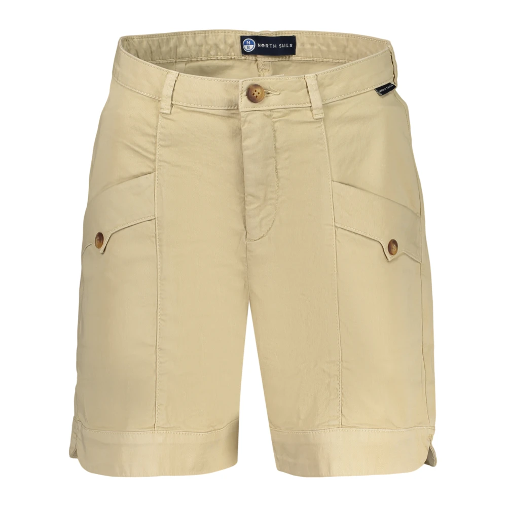 North Sails Beige Casual Shorts, Female, M, Cargo Shorts