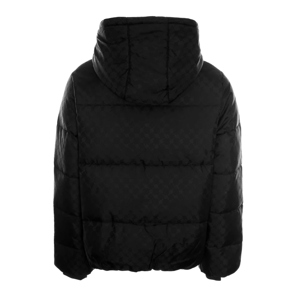 Daily Paper Monogram Puffer Jacket Black Heren