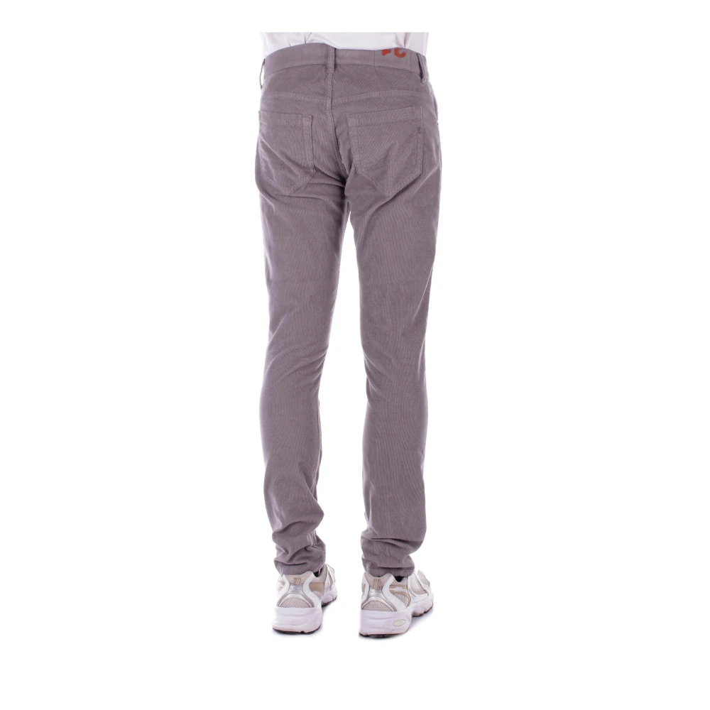 Dondup Lichtgrijze Skinny Broek Gray Heren